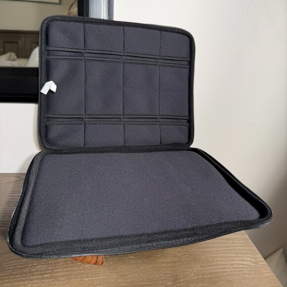 Nixon Watch Travel Organizer Folder Case Black Zippered Storage - Picture 2 of 7